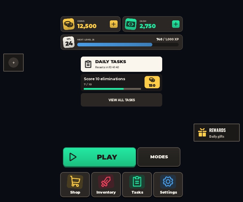 Lobby HUD desktop